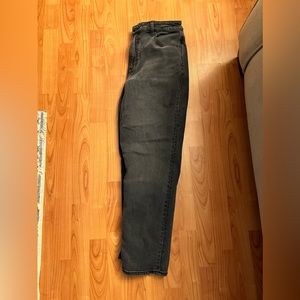 American Eagle mom jeans black